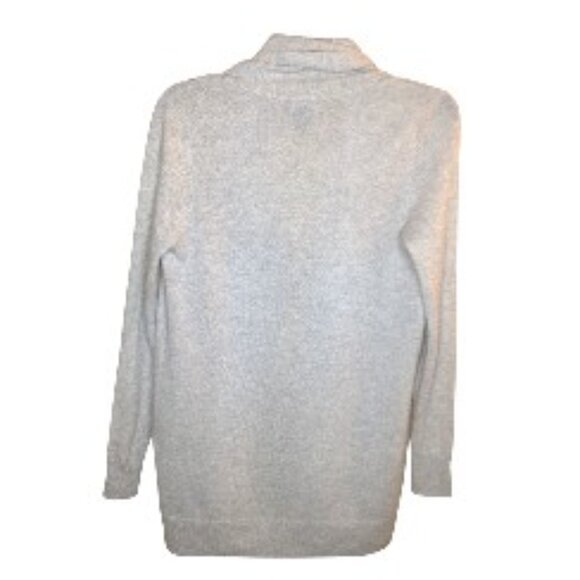 C by Bloomingdale's Cashmere Cardigan Light Gray XS NWT - Picture 4 of 6